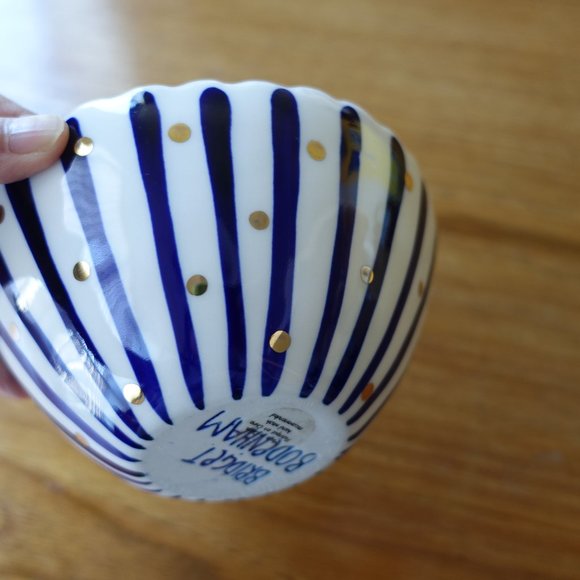 Anthropologie Bridget Bodenham blue gold bowl - Picture 14 of 15